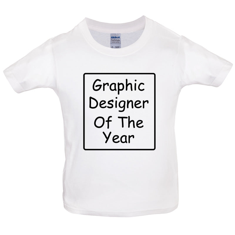 Graphic Designer of the Year Kids T Shirt