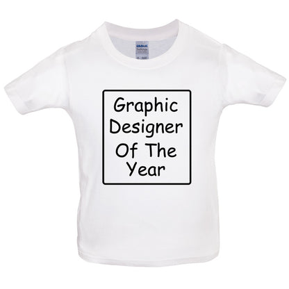 Graphic Designer of the Year Kids T Shirt