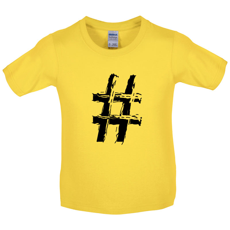 Hashtag Kids T Shirt