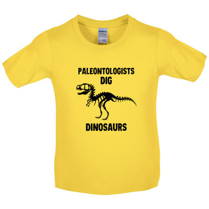 Paleontologists Dig Dinosaurs Kids T Shirt