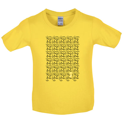 Cycling Road Pattern Kids T Shirt