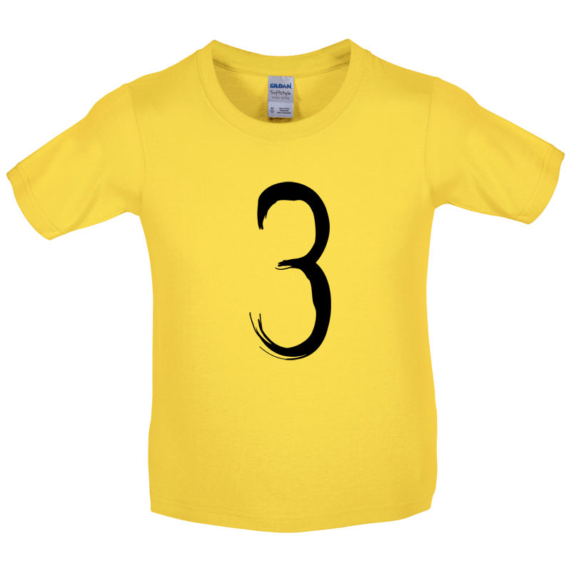 Paint Brush 3 Kids T Shirt