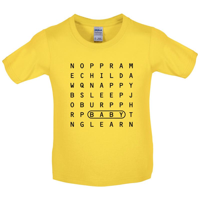 Baby Word Search Kids T Shirt