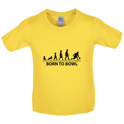 Born to Bowl Kids T Shirt