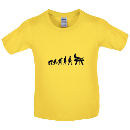 Evolution Of Man Pommel Horse Kids T Shirt