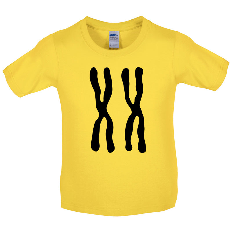 XX Chromosome Kids T Shirt