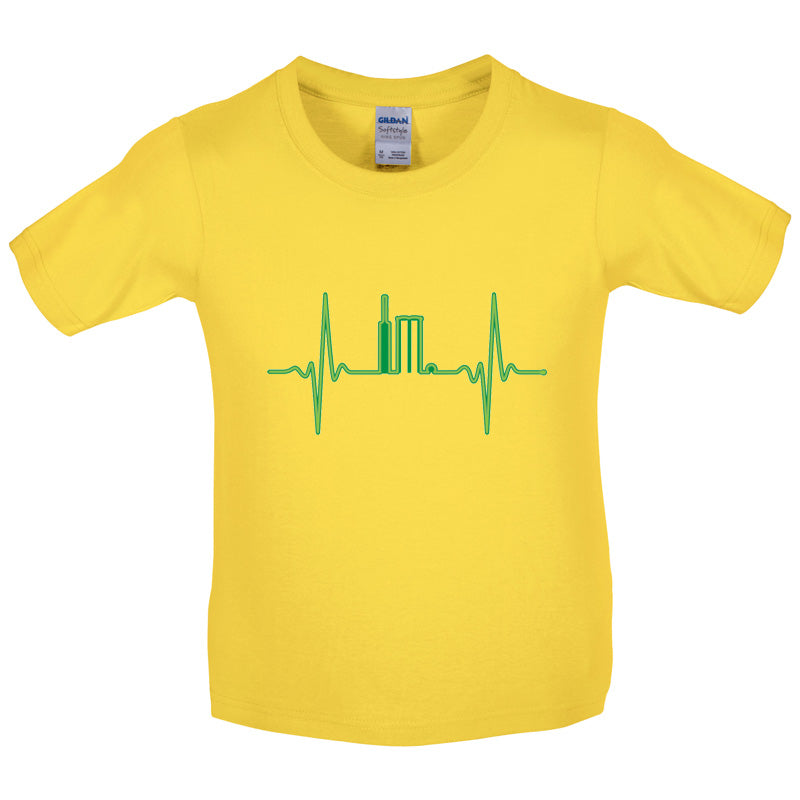 Heartbeat Cricket Kids T Shirt