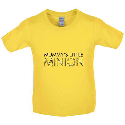 Mummy's Little Minion Kids T Shirt