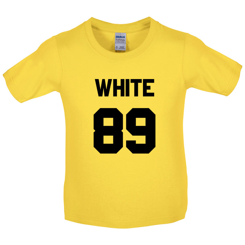 White 89 Kids T Shirt