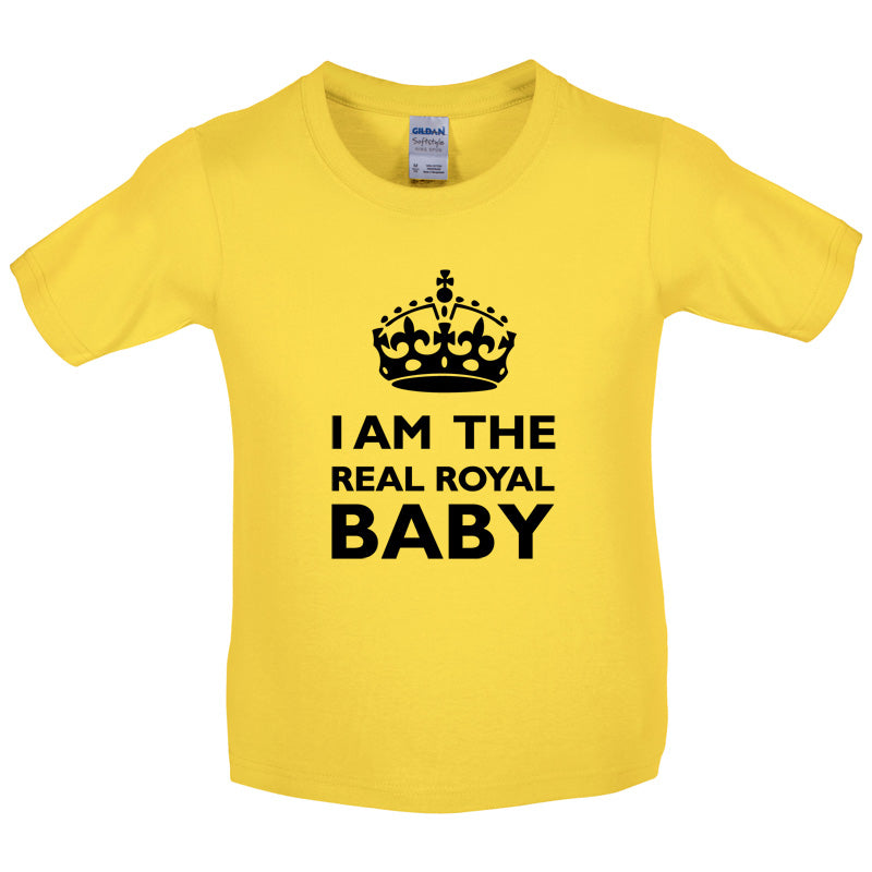 I Am The Real Royal Baby Kids T Shirt