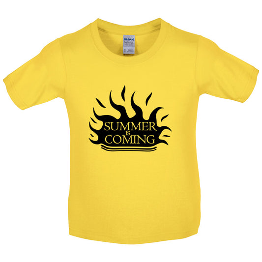 Summer Is Coming Kids T Shirt