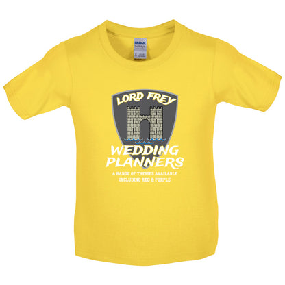 Lord Frey Wedding Planners Kids T Shirt