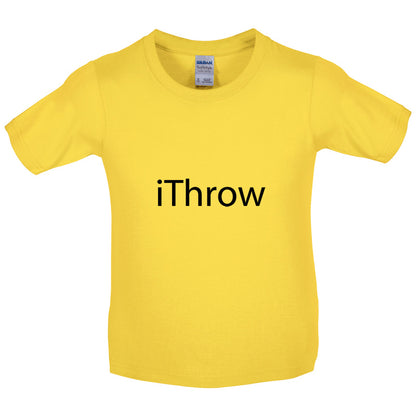 iThrow Kids T Shirt