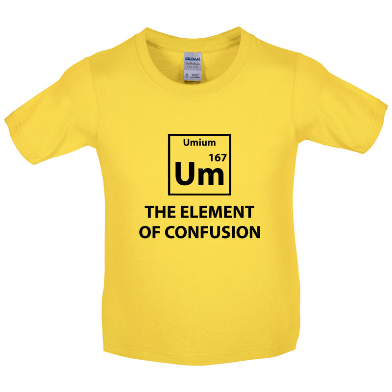 Umium The Element Of Confusion Kids T Shirt