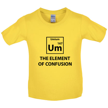 Umium The Element Of Confusion Kids T Shirt