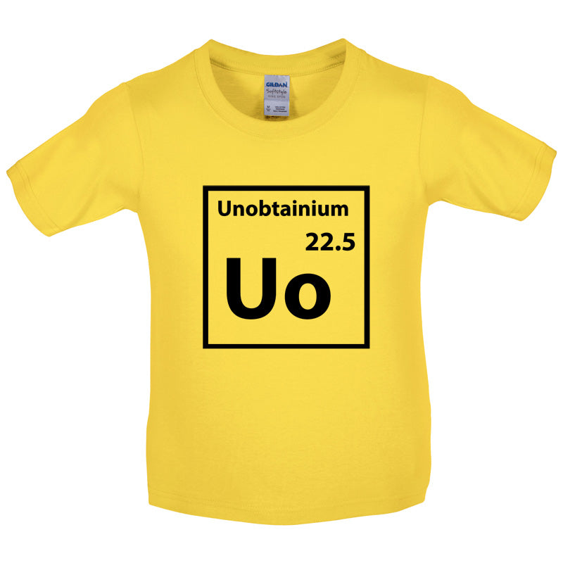 Unobtainium (Periodic Table) Kids T Shirt