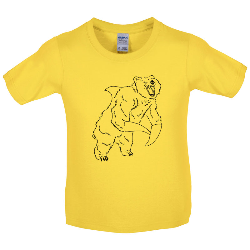 Bear Shark Kids T Shirt