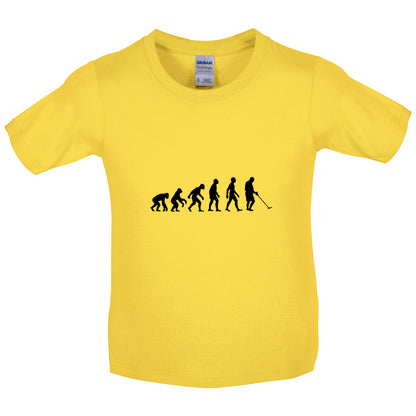 Evolution Of Man Metal Detector Kids T Shirt