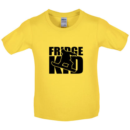 Fridge Kids Snowboard Kids T Shirt