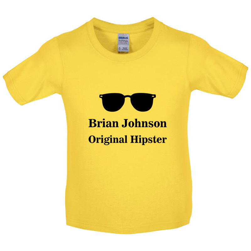 Brian Johnson Original Hipster Kids T Shirt