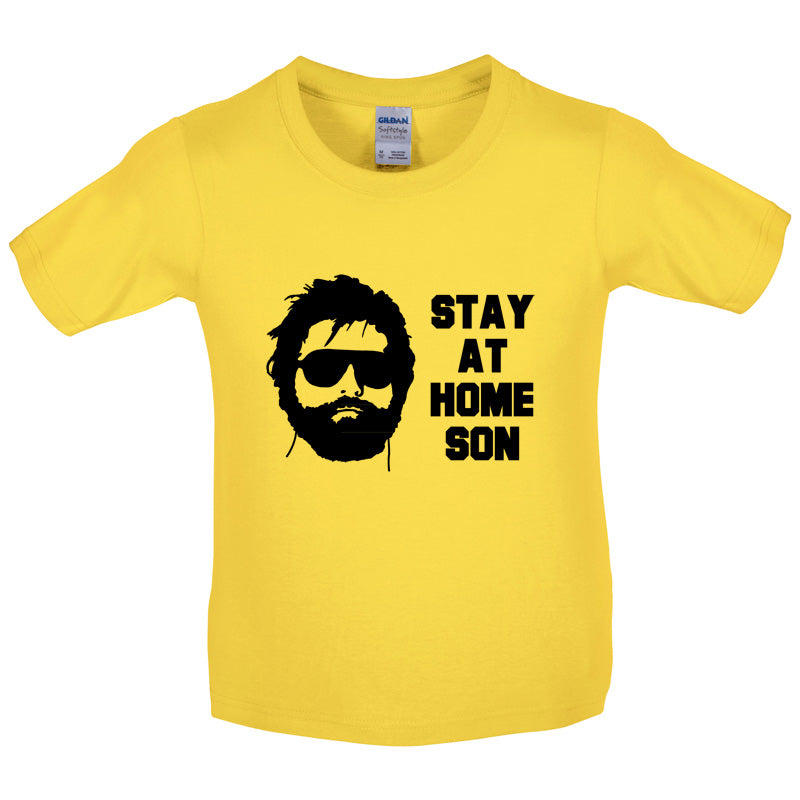 Stay at home Son Kids T Shirt