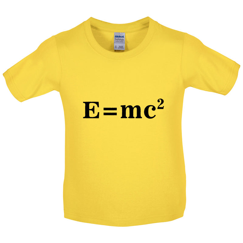 E=mc2 Kids T Shirt