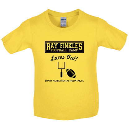 Ray Finkle's Football Camp Laces Out Kids T Shirt