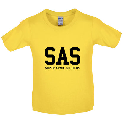 SAS Super Army Soldiers Kids T Shirt