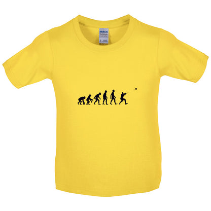 Evolution Of Man Hammer Throw Kids T Shirt