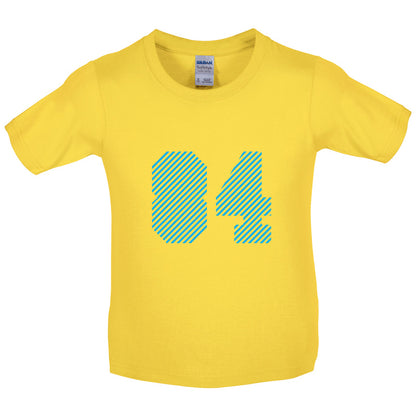 84 Electric Pin Stripe Kids T Shirt