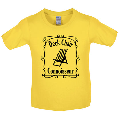 Deck Chair Connoisseur Kids T Shirt