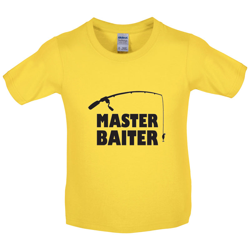 Master Baiter Kids T Shirt