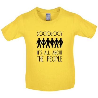 Sociology It's All About The People Kids T Shirt