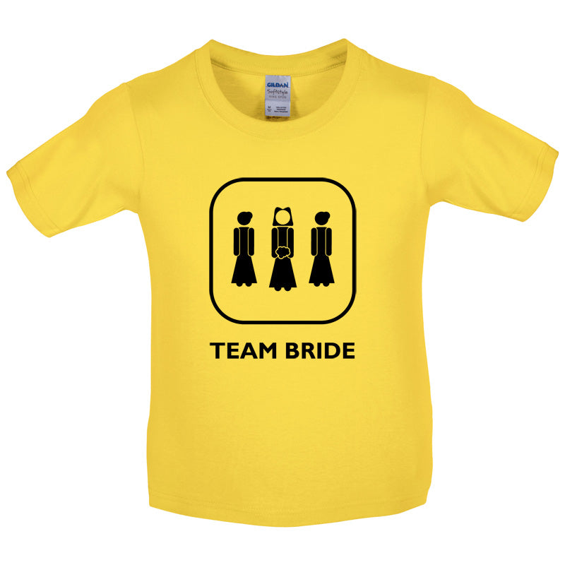 Team Bride Kids T Shirt