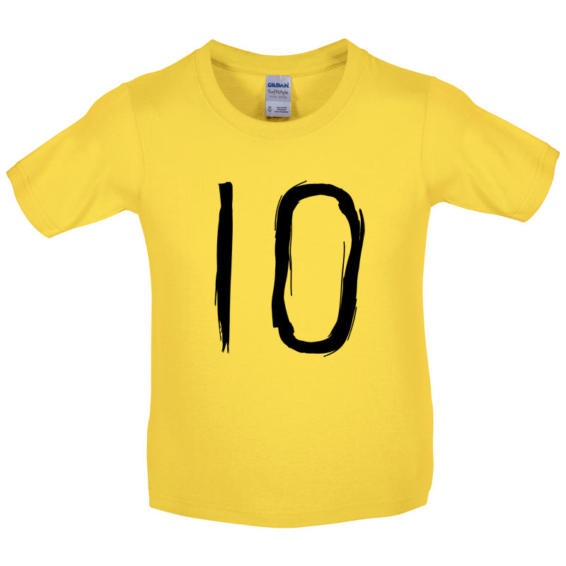 Paint Brush 10 Kids T Shirt