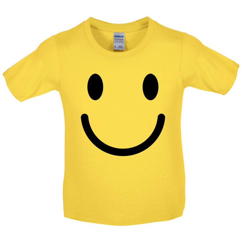 Smiley Face Kids T Shirt