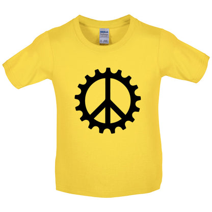 Peace Cog Kids T Shirt