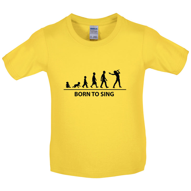 Born to Sing Kids T Shirt