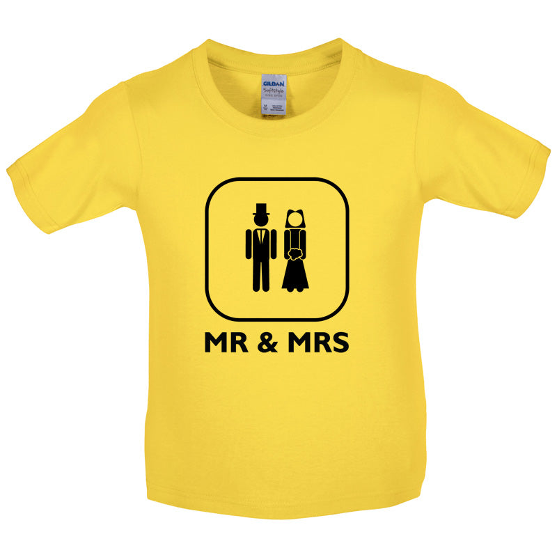 Mr And Mrs Kids T Shirt