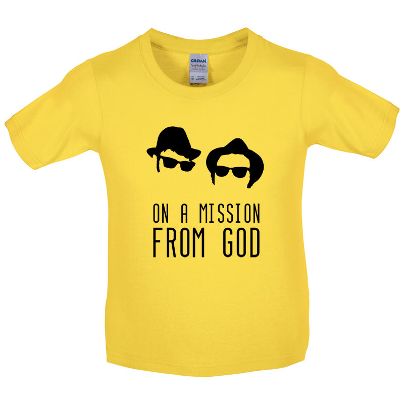 On A Mission From God Kids T Shirt