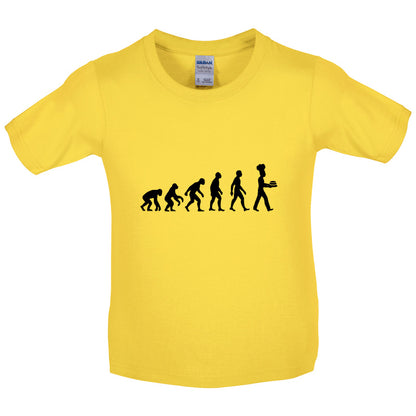 Evolution of Man Bake Kids T Shirt