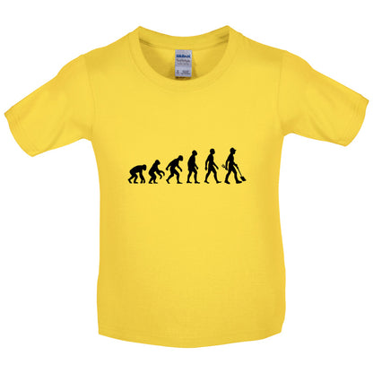 Evolution of Man Garden Kids T Shirt