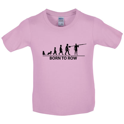 Born to Row Kids T Shirt