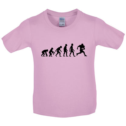 Evolution of Man NFL Kids T Shirt