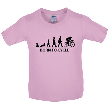 Born to Cycle Kids T Shirt