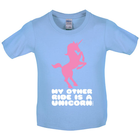 My other ride is a Unicorn Kids T Shirt