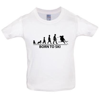 Born to Ski Kids T Shirt