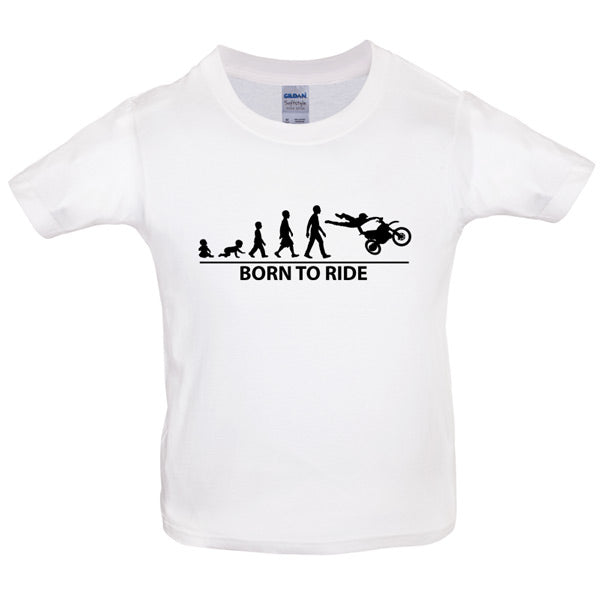 Born to ride Moto X Kids T Shirt