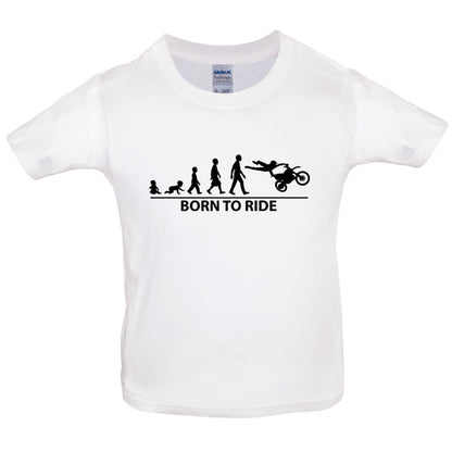 Born to ride Moto X Kids T Shirt