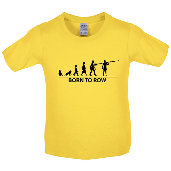 Born to Row Kids T Shirt